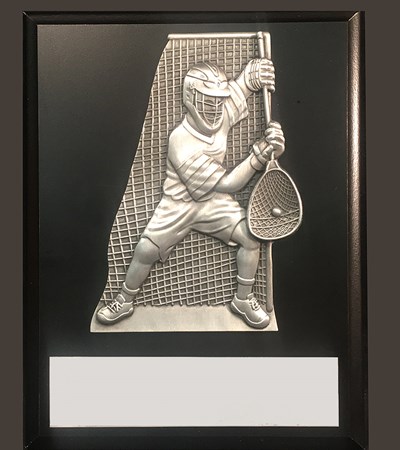 MCPG79 Defensive Figure Lacrosse Plaque